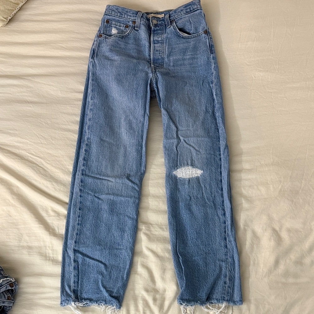 Levi’s Ribcage Blue Denim Jeans